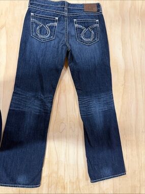 Men’s Big Star Indigo Bootcut Jeans with Contrast Pocket Stitching